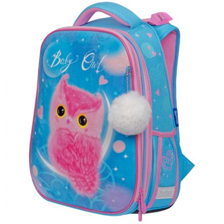 Ранец Berlingo Expert "Plush Owl" 37*28*16см, 2 отделения, 2 кармана, анатомическая спинка Ранец Berlingo Expert "Plush Owl" 37*28*16см, 2 отделения, 2 кармана, анатомическая спинка