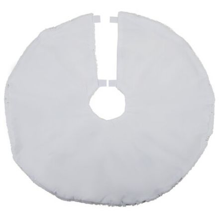 Новогодний коврик под елку белый c серебристыми снежинками, 60 см, полиэстер, ЗОЛОТАЯ СКАЗКА, 592158 Новогодний коврик под елку белый c серебристыми снежинками, 60 см, полиэстер, ЗОЛОТАЯ СКАЗКА, 592158