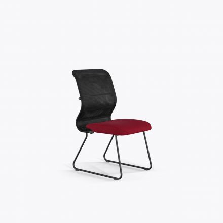 Кресло Sit 8 M4-9 - X2+Bahama /Uh00/Wh12(F57) Черный-Красный