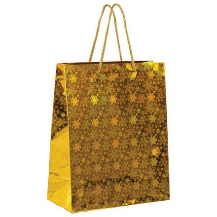 Пакет подарочный новогодний НАБОР 4 шт. 26x13x32 см (L), ГОЛОГРАФИЯ 3 цвета ЗОЛОТАЯ СКАЗКА, 609614 Пакет подарочный новогодний НАБОР 4 шт. 26x13x32 см (L), ГОЛОГРАФИЯ 3 цвета ЗОЛОТАЯ СКАЗКА, 609614