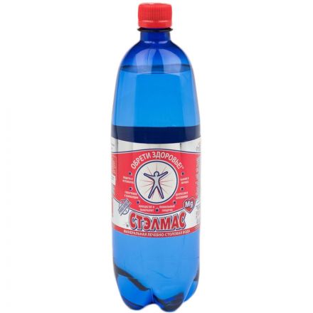 Вода минеральная лечебная Стэлмас Mg+ газ ПЭТ 1л Вода минеральная лечебная Стэлмас Mg+ газ ПЭТ 1л