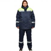 Костюм рабочий зимний муж з45-КПК син/лимон (р.52-54) 170-176 Костюм рабочий зимний муж з45-КПК син/лимон (р.52-54) 170-176