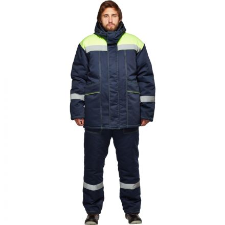 Костюм рабочий зимний муж з45-КПК син/лимон (р.52-54) 170-176 Костюм рабочий зимний муж з45-КПК син/лимон (р.52-54) 170-176