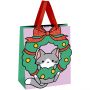 Пакет подарочный 18*23*10см MESHU "Garland", блестки, матовая ламинация Пакет подарочный 18*23*10см MESHU "Garland", блестки, матовая ламинация
