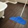 Тряпка для мытья пола из микрофибры 70х80 см "ULTRASONIC INDIGO COLOUR", синяя, LAIMA HOME, 608220