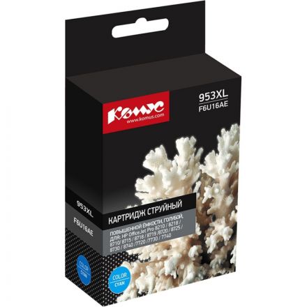 Картридж струйный КОМУС 953XL F6U16AE гол. пов.емк. HP OJ Pro 8210/8720