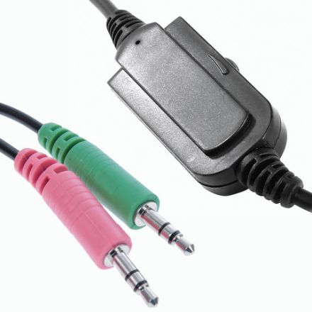 Наушники с микрофоном (гарнитура) SVEN AP-540, проводные, 2,2 м, с оголовьем, черно-красные, SV-0410540 Наушники с микрофоном (гарнитура) SVEN AP-540, проводные, 2,2 м, с оголовьем, черно-красные, SV-0410540