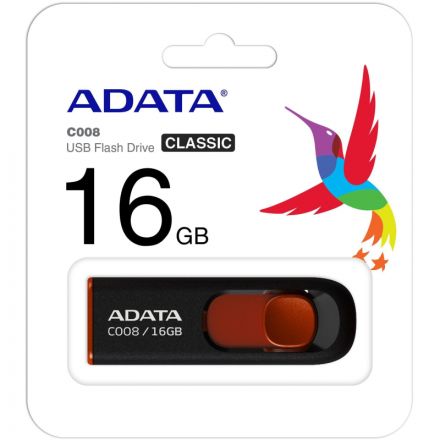 Флеш-память A-DATA C008, 16GB, AC008-16G-RKD Флеш-память A-DATA C008, 16GB, AC008-16G-RKD