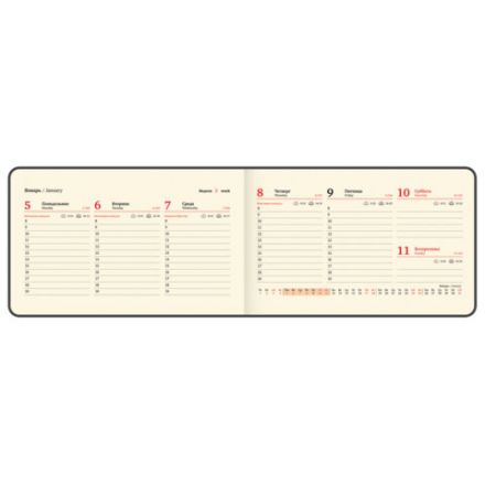 Еженедельник датированный 2026 МАЛЫЙ ФОРМАТ 105х160 мм, А6, BRAUBERG "Unique", черный, 117208 Еженедельник датированный 2026 МАЛЫЙ ФОРМАТ 105х160 мм, А6, BRAUBERG "Unique", черный, 117208