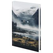 Ежедневник датированный 2026 145х215 мм, А5, STAFF, ламинированная обложка, "Туман", 117313 Ежедневник датированный 2026 145х215 мм, А5, STAFF, ламинированная обложка, "Туман", 117313