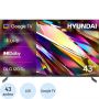 Телевизор Hyundai H-LED43BU7011, UHD, смарт (Google TV)