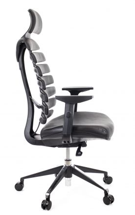 Кресло Everprof Ergo Black Кожа Черный Кресло Everprof Ergo Black Кожа Черный