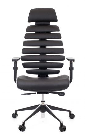 Кресло Everprof Ergo Black Кожа Черный Кресло Everprof Ergo Black Кожа Черный