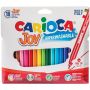 Фломастеры Carioca "Joy", 18цв., смываемые, картон, европодвес Фломастеры Carioca "Joy", 18цв., смываемые, картон, европодвес