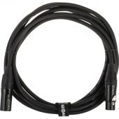Кабель микрофонный SZ-Audio XLRm - XLRf 3m Black Кабель микрофонный SZ-Audio XLRm - XLRf 3m Black