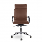 Кресло СН-301 Кайман Комфорт В хром Ср S-0412 (коричневый) Кресло СН-301 Кайман Комфорт В хром Ср S-0412 (коричневый)