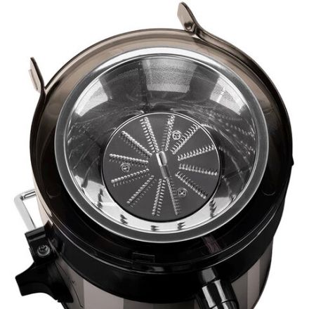 Соковыжималка SCARLETT SC-JE50S18, 800 Вт, стакан 0,6 л, емкость для жмыха 1 л, пластик, сталь/черный
