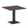Home Office Стол квадратный VR.SP-5-90.2 Венге/Антрацит металл 900*900*750