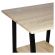 Стол на металлокаркасе BRABIX "LOFT CD-006",1200х500х730 мм,, 2 полки, цвет дуб натуральный, 641226