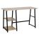 Стол на металлокаркасе BRABIX "LOFT CD-006", 1200х500х730 мм, 2 полки, цвет дуб натуральный, 641226