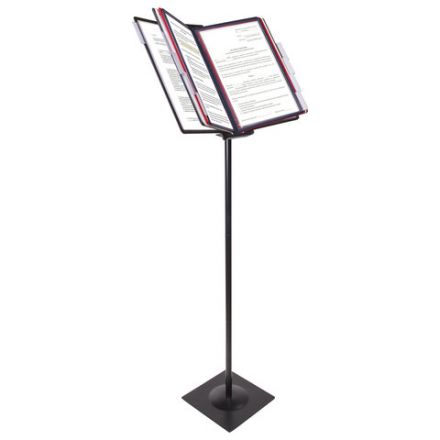 Демосистема напольная металлическая с 10 цветными панелями А4, черная, BRAUBERG "SOLID", 236723 Демосистема напольная металлическая с 10 цветными панелями А4, черная, BRAUBERG "SOLID", 236723