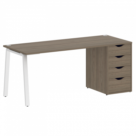 Home Office Стол письменный VR.SP-3-178.4.A Вяз/Белый металл 1780*720*750