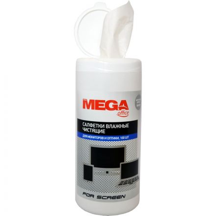 Салфетки Attache Selection For Screen д/экранов, туба, 100 шт, 130х170