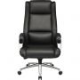 Кресло BN_Jl_Руководителя Echair-545 ML кожа черная, хром
