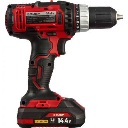 Дрель-шуруповерт аккум. ЗУБР Мастер 14.4В, 2х2.0Ач, 35Нм (ДШЛ-145-22) Дрель-шуруповерт аккум. ЗУБР Мастер 14.4В, 2х2.0Ач, 35Нм (ДШЛ-145-22)
