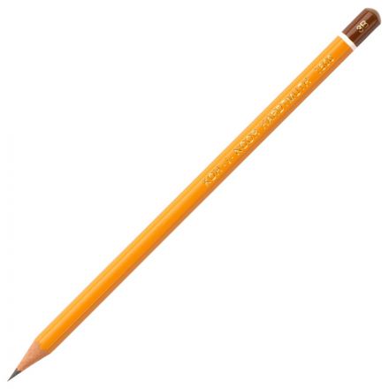 Карандаш чернографитный Koh-I-Noor 1500 3B заточенный