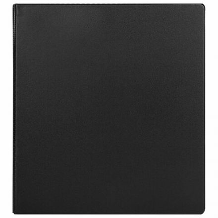 Папка на 2 кольцах, ПРОЧНАЯ, картон/ПВХ, BRAUBERG "Office", ЧЕРНАЯ, 75 мм, до 500 листов, 271846 Папка на 2 кольцах, ПРОЧНАЯ, картон/ПВХ, BRAUBERG "Office", ЧЕРНАЯ, 75 мм, до 500 листов, 271846