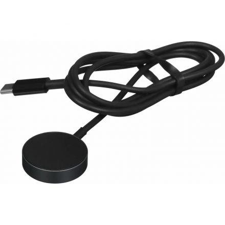 Зарядное устройство PERO беспр. TC20 USB-C для Galaxy Watch магнитн, черное