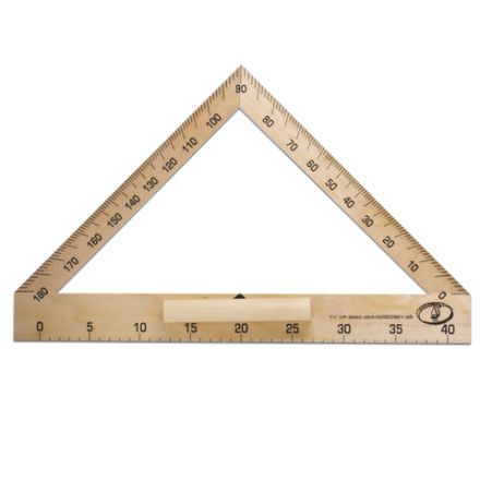 Транспортир для классной доски (транспортир классный), деревянный 40 см, 180 градусов, МОЖГА, С176 Транспортир для классной доски (транспортир классный), деревянный 40 см, 180 градусов, МОЖГА, С176