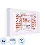 Конверт BusinessPost C4 100 г/кв.м белый стрип с внутренней запечаткой (50 штук в упаковке)