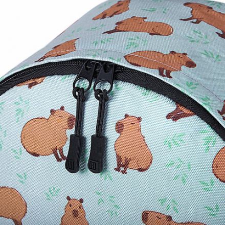 Рюкзак HEIKKI POSITIVE (ХЕЙКИ) универсальный, карман-антивор, "Capybara", 42х28х14 см, 272548 Рюкзак HEIKKI POSITIVE (ХЕЙКИ) универсальный, карман-антивор, "Capybara", 42х28х14 см, 272548