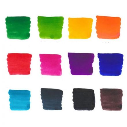 Чернила Чернильный картридж PILOT Parallel Pen 12 цветов 12 шт/уп IC-P3-AST Чернила Чернильный картридж PILOT Parallel Pen 12 цветов 12 шт/уп IC-P3-AST