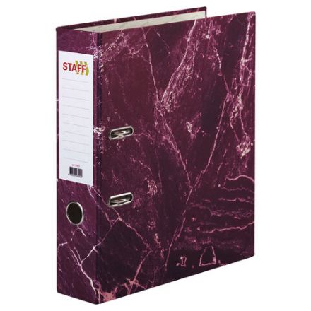 Папка-регистратор STAFF "Basic" БЮДЖЕТ с мраморным покрытием, 70 мм, без уголка, красная, 229619 Папка-регистратор STAFF "Basic" БЮДЖЕТ с мраморным покрытием, 70 мм, без уголка, красная, 229619