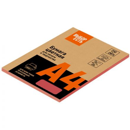 Бумага цветная ProMEGA jet (А4, 80 г, красный интенсив) 100 л Бумага цветная ProMEGA jet (А4, 80 г, красный интенсив) 100 л