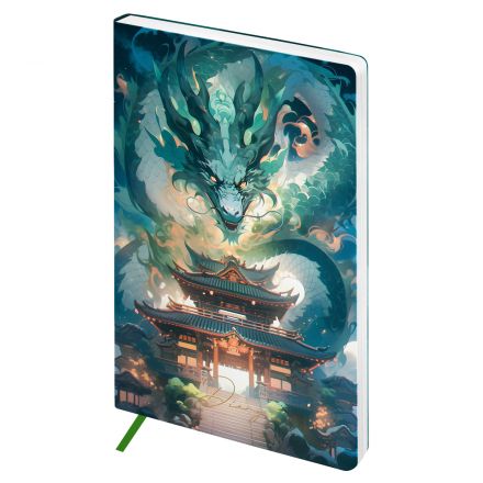 Ежедневник недатированный, А5, 136л., мягкий переплет, кожзам, BG "Anime. Dragon" Ежедневник недатированный, А5, 136л., мягкий переплет, кожзам, BG "Anime. Dragon"