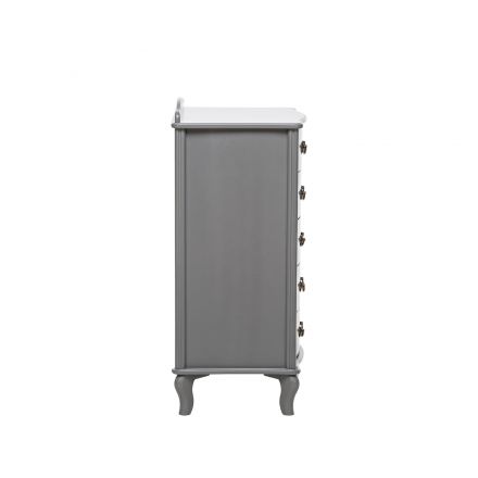 Комод Leset "Джульетта" узкий (5 ящ.), Серый ясень Комод Leset "Джульетта" узкий (5 ящ.), Серый ясень