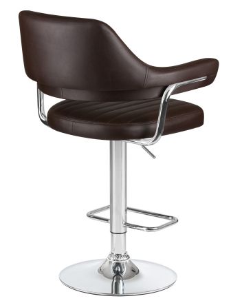 Стул барный DOBRIN CHARLY, коричневый Стул барный DOBRIN CHARLY, коричневый