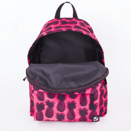 Рюкзак BRAUBERG СИТИ-ФОРМАТ универсальный, "Ananas", розовый, 41х32х14 см, 228851 Рюкзак BRAUBERG СИТИ-ФОРМАТ универсальный, "Ananas", розовый, 41х32х14 см, 228851