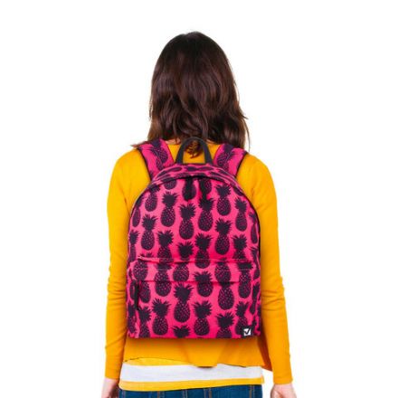 Рюкзак BRAUBERG СИТИ-ФОРМАТ универсальный, "Ananas", розовый, 41х32х14 см, 228851 Рюкзак BRAUBERG СИТИ-ФОРМАТ универсальный, "Ananas", розовый, 41х32х14 см, 228851