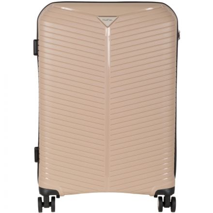 Чемодан средний М пластик PP (полипропилен) бежевый РР823(24) Чемодан средний М пластик PP (полипропилен) бежевый РР823(24)