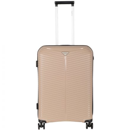 Чемодан средний М пластик PP (полипропилен) бежевый РР823(24) Чемодан средний М пластик PP (полипропилен) бежевый РР823(24)