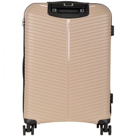 Чемодан средний М пластик PP (полипропилен) бежевый РР823(24) Чемодан средний М пластик PP (полипропилен) бежевый РР823(24)