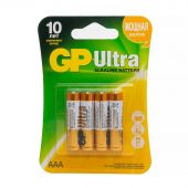 Батарейка GP Ultra AAA/LR03/24A GP24AU-2CR4 алкалин. бл/4шт