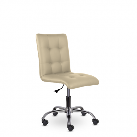 Кресло СН-211 Пронто хром S-0428 (бежевый) Кресло СН-211 Пронто хром S-0428 (бежевый)