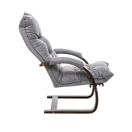 Кресло-трансформер Leset Монако, Орех текстура, Malmo 90, Ткань Рогожка