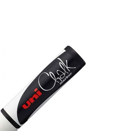 Маркер меловой Uni Chalk белый (толщина линии 15 мм)